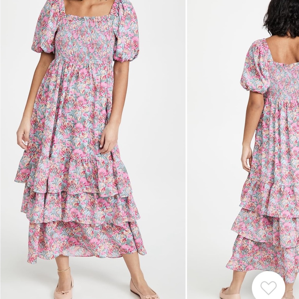 English factory floral print maxi